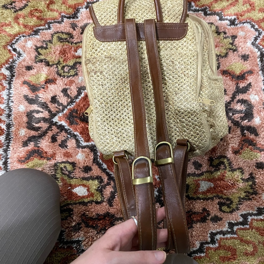 Straw Mini Backpack - image 4